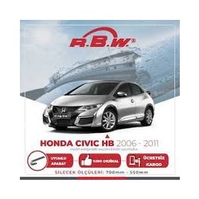 RBW Honda Civic HB 2006-2011 Ön Muz Silecek Takımı