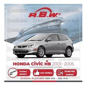 RBW Honda Civic HB Muz 2001-2005 Silecek Takımı
