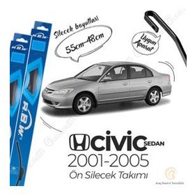 RBW Honda Civic Sedan Muz 2001-2005 Silecek Takımı