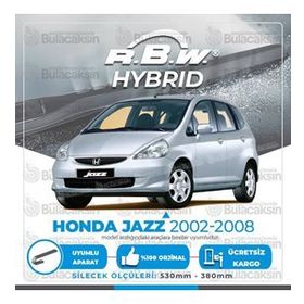 RBW Honda Jazz 2002-2008 Ön Hybrid Silecek Takımı