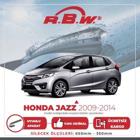 RBW Honda Jazz 2009-2014 Ön Muz Silecek Takımı