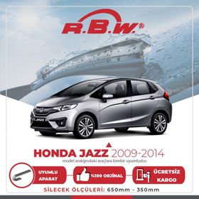 RBW Honda Jazz 2009-2014 Ön Muz Silecek Takımı