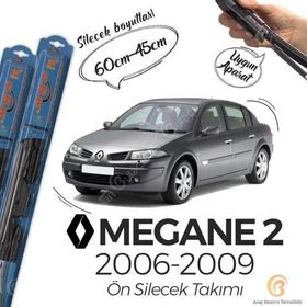 RBW Hybrid Renault Megane 2 2006-2009 Uyumlu Ön Silecek Takımı