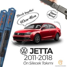 RBW Hybrid VW Jetta 2011-2018 Uyumlu Ön Silecek Takımı