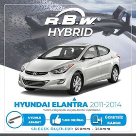 RBW Hyundai Elantra 2011-2014 Ön Hybrid Silecek Takımı