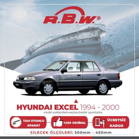 RBW Hyundai Excel 1994-2000 Ön Muz Silecek Takımı