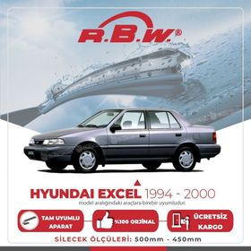RBW Hyundai Excel 1994-2000 Ön Muz Silecek Takımı