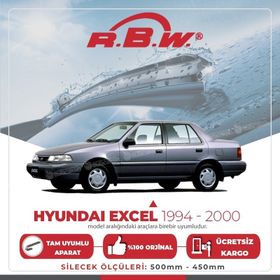 RBW Hyundai Excel 1994-2000 Ön Muz Silecek Takımı