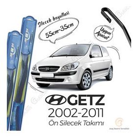 RBW Hyundai Getz Ön 2002-2011 Hibrit Silecek Takımı