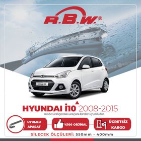 RBW Hyundai İ10 2008-2015 Ön Muz Silecek Takımı