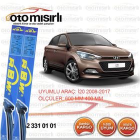 RBW HYundai İ20 2008-2017 Muz Silecek Takımı