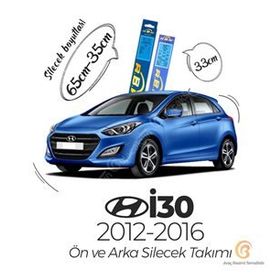 RBW Hyundai I30 2012-2016 Ön Arka Silecek Seti