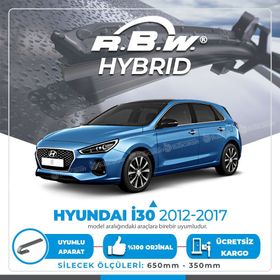 RBW Hyundai İ30 2012-2016 Ön Hybrid Silecek Takımı