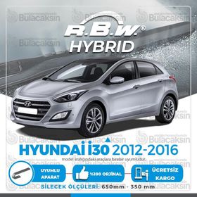 RBW Hyundai İ30 2012-2016 Ön Hybrid Silecek Takımı
