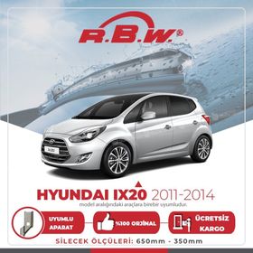 RBW Hyundai IX20 2011-2014 Muz Silecek Takımı