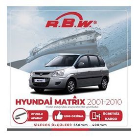 RBW Hyundai Matrix 2001-2010 Muz Silecek Takımı