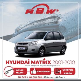 RBW Hyundai Matrix 2001-2010 Muz Silecek Takımı