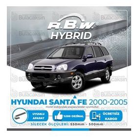 RBW Hyundai Santa Fe 2000-2005 Ön Hybrid Silecek Takımı