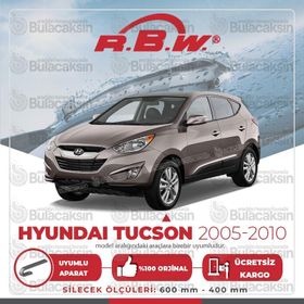 RBW Hyundai Tucson 2005-2010 Ön Muz Silecek Takımı