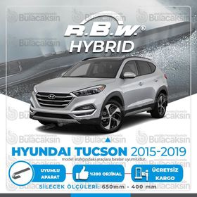 RBW Hyundai Tucson 2015-2019 Ön Hybrid Silecek Takımı
