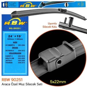 RBW Jetta 3 Kasa 2005-2006 Arası Ön Silecek Takımı