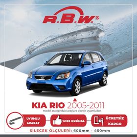 RBW Kia Rio 2005-2011 Ön Muz Silecek Takımı