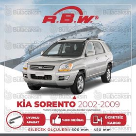 RBW Kia Sorento 2002-2009 Ön Muz Silecek Takımı