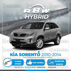 RBW Kia Sorento 2010-2014 Ön Hybrid Silecek Takımı