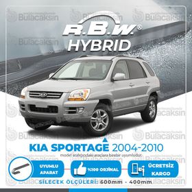 RBW Kia Sportage 2004-2010 Ön Hybrid Silecek Takımı