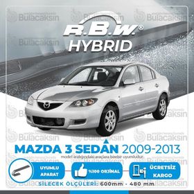 RBW Mazda 3 Sedan 2009-2013 Ön Hybrid Silecek Takımı