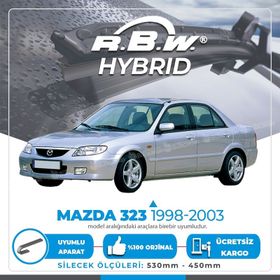 RBW Mazda 323 1998-2003 Ön Hybrid Silecek Takımı
