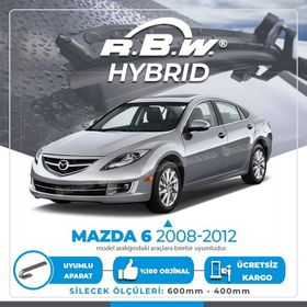 RBW Mazda 6 2008-2012 Ön Hybrid Silecek Takımı