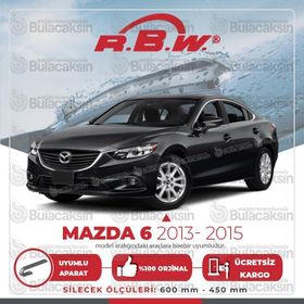 RBW Mazda 6 2013-2015 Muz Silecek Takımı