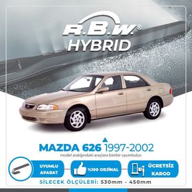 RBW Mazda 626 1997-2002 Ön Hybrid Silecek Takımı