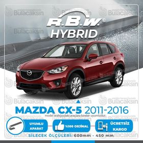 RBW Mazda CX-5 2011-2016 Ön Hybrid Silecek Takımı