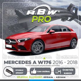 RBW Mercedes A Serisi W176 Muz 2016-2018 Pro Silecek Takımı