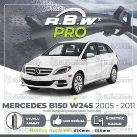 RBW Mercedes B180 W245 Muz 2005-2011 Pro Silecek Takımı