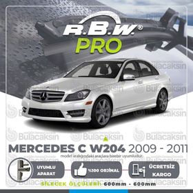 RBW Mercedes C Serisi W204 Muz 2009-2012 Pro Silecek Takımı