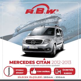 RBW Mercedes Citan 2013-2017 Ön Muz Silecek Takımı