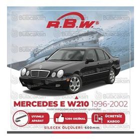 RBW Mercedes E W210 Muz 1996-2002 Silecek Takımı