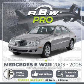 RBW Mercedes E W211 Muz 2003-2008 Pro Silecek Takımı