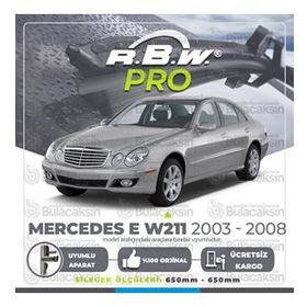 RBW Mercedes E W211 Muz 2003-2008 Pro Silecek Takımı