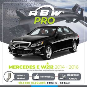 RBW Mercedes E W212 Muz 2014-2016 Pro Silecek Takımı