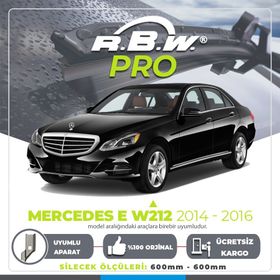 RBW Mercedes E W212 Muz 2014-2016 Pro Silecek Takımı