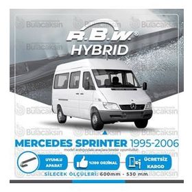 RBW Mercedes Sprinter Ön 1995-2006 Hibrit Silecek Takımı