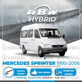 RBW Mercedes Sprinter Ön 1995-2006 Hibrit Silecek Takımı