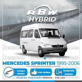RBW Mercedes Sprinter Ön 1995-2006 Hibrit Silecek Takımı