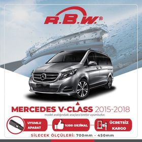 RBW Mercedes V-Class 2015-2018 Ön Muz Silecek Takımı