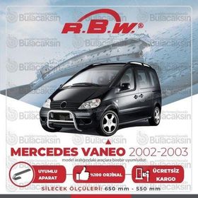 RBW Mercedes Vaneo Muz 2002-2003 Silecek Takımı