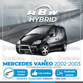 RBW Mercedes Vaneo Ön 2002-2003 Hibrit Silecek Takımı